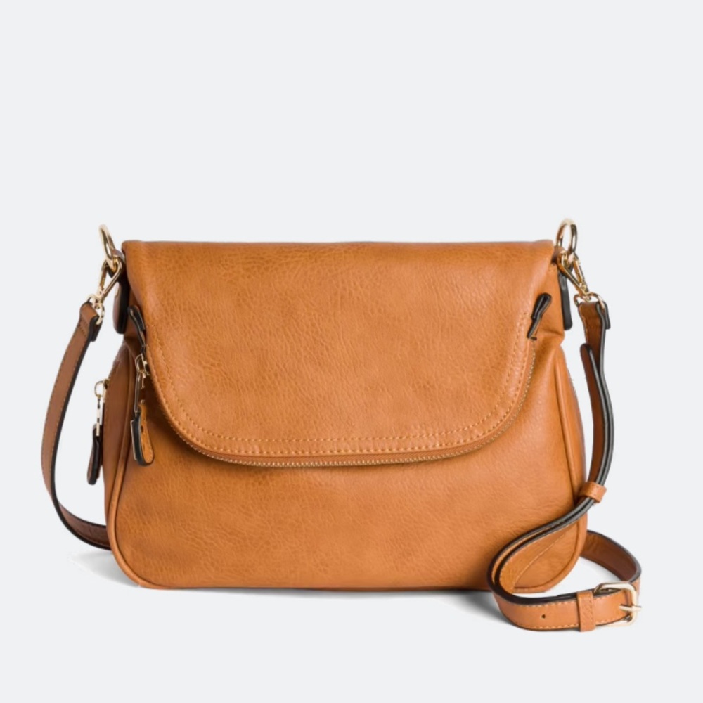 Moda Luxe Brooks Crossbody Bag (cognac)